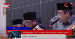 PEMERINTAH KOTA DAN DPRD KOTA METRO SEPAKATI APBD 971 M