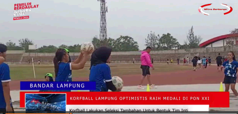 KORFBALL LAMPUNG OPTIMIS RAIH MEDALI DI PON XXI