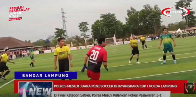 POLRES MESUJI JUARA MINI SOCCER BHAYANGKARA CUP I POLDA LAMPUNG