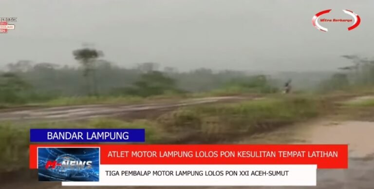 ATLET MOTOR LOLOS PON KESULITAN TEMPAT LATIHAN