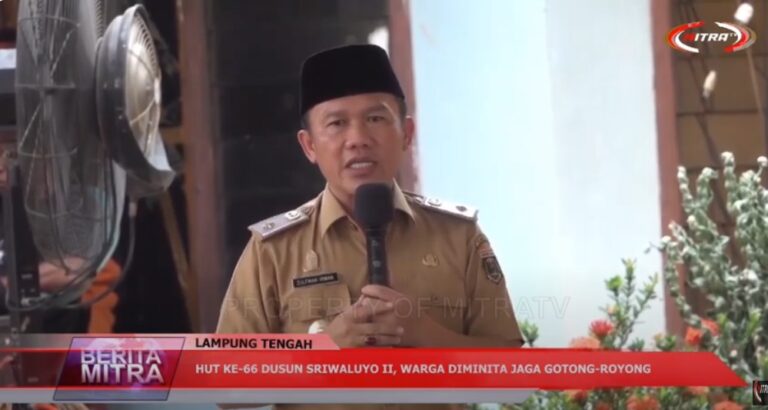 HUT KE 66 DUSUN SRIWALUYO II, WARGA DIMINITA GOTONG ROYONG