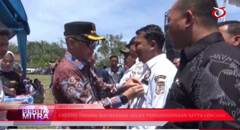 KARANG TARUNA WAYKANAN GELAR PENGANUGRAHAN SATYA LENCANA