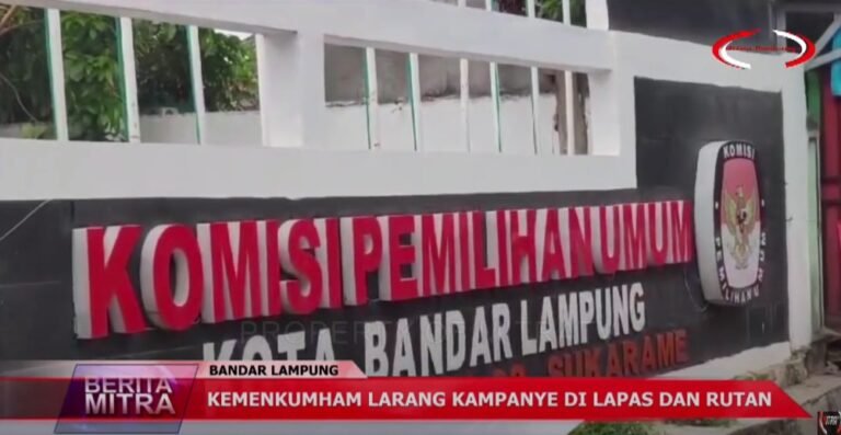 KEMENKUMHAM LARANG KAMPANYE DI LAPAS DAN RUTAN