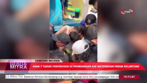 Anak 7 Tahun Terperosok di Pembuangan air Waterboom Merak Belantung
